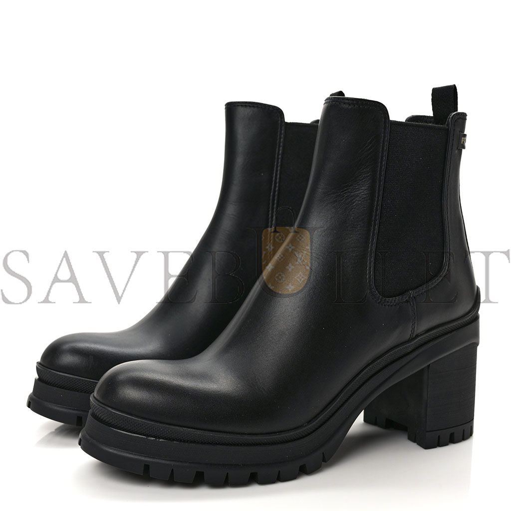 Pra*a vitello montana lug sole chelsea 55mm boots 40 black