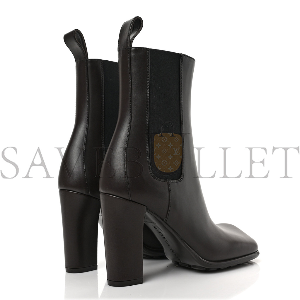 Bo*te*ga ve*ne*ta calfskin storm chelsea boots 35 fondant