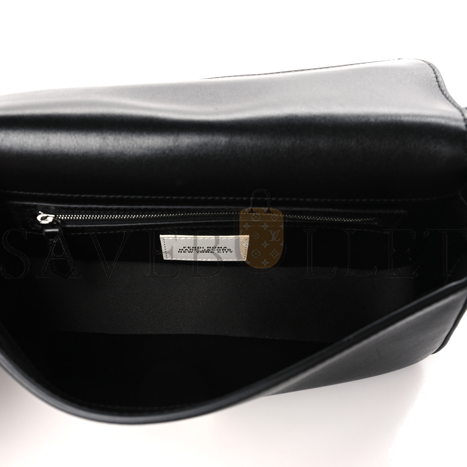 F**di x marc jacobs nappa logo medium baguette black (27*15*6cm)