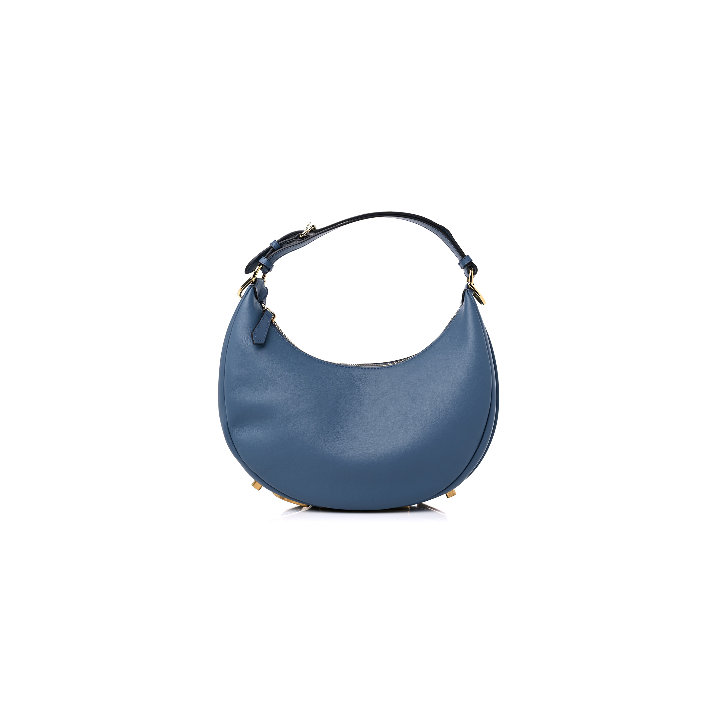 F**di vitello grace matte small F**digraphy hobo bag mirto (30*16*9cm)