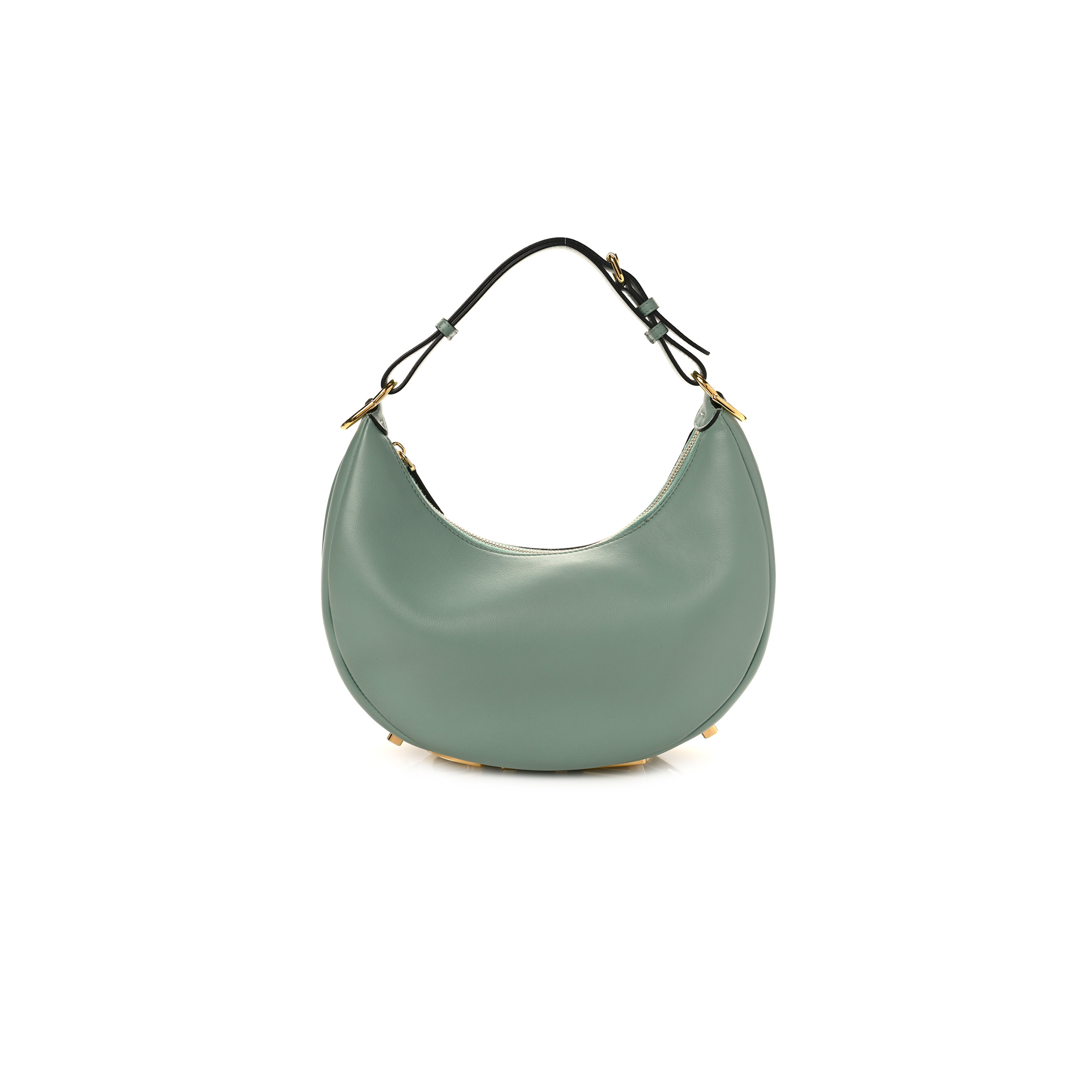 F**di vitello grace matte small F**digraphy hobo bag menta (28*18*10cm)