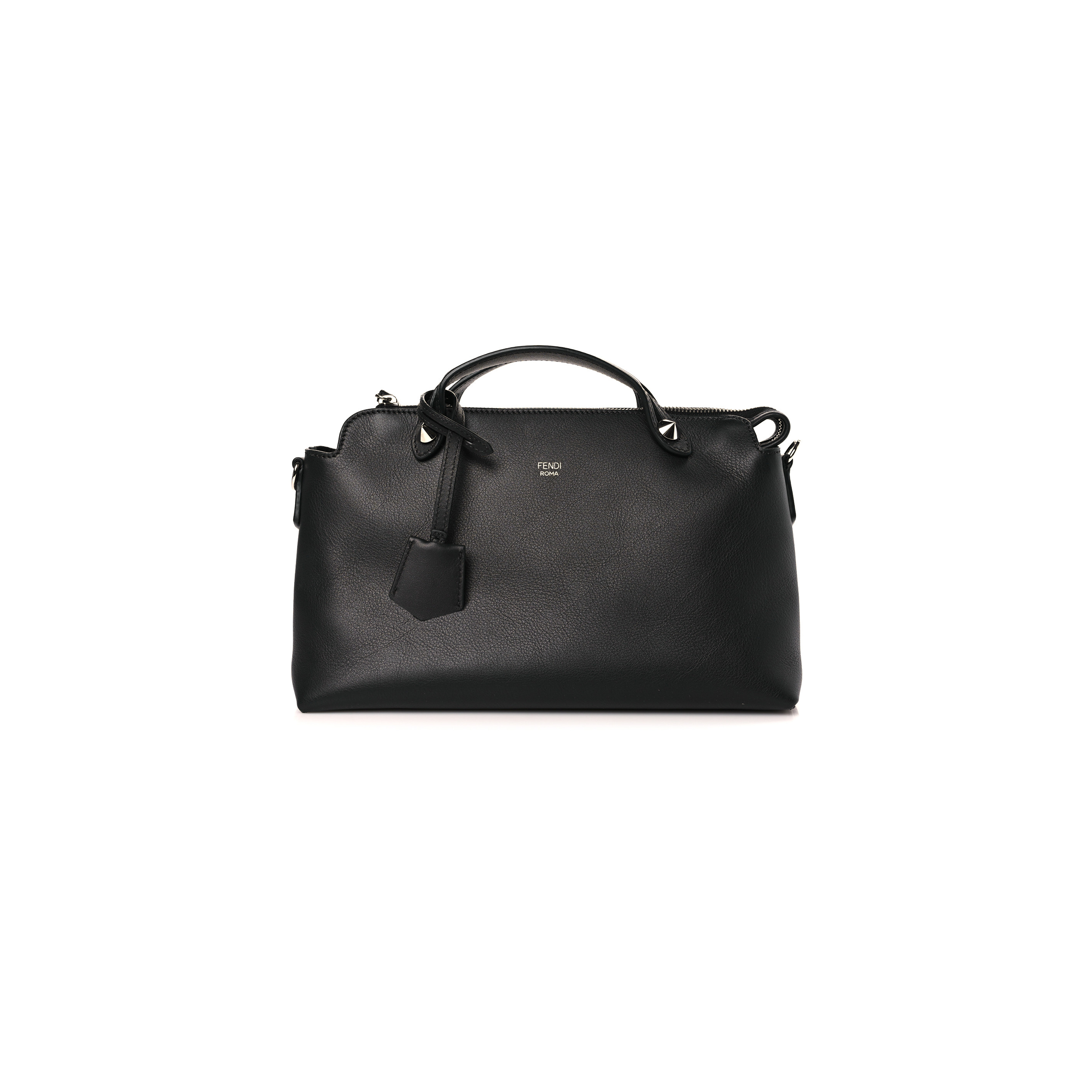 F**di vitello dolce medium by the way boston bag black (28*18*12cm)