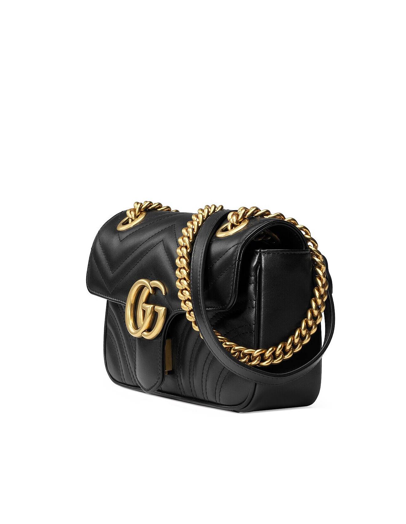 G*u*i gg marmont matelassÉ mini bag 446744  (23*14*6cm)